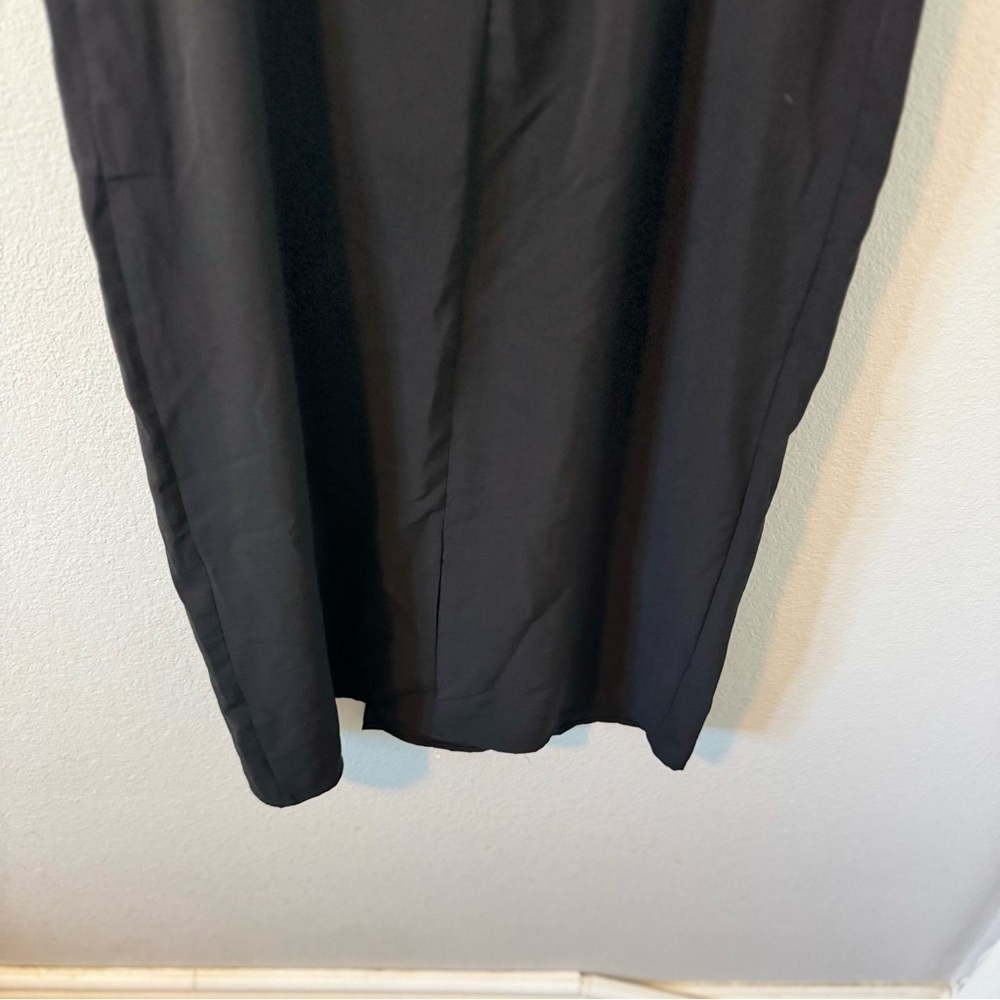 New NSR Black Midi Dress with Slit Small - Picture 10 of 10